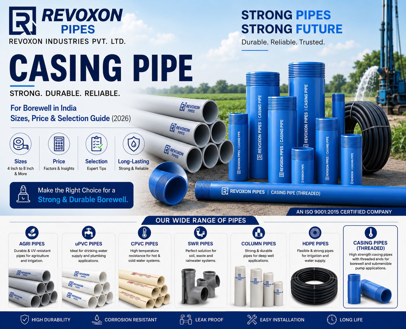 Revoxon Casing Pipes Range