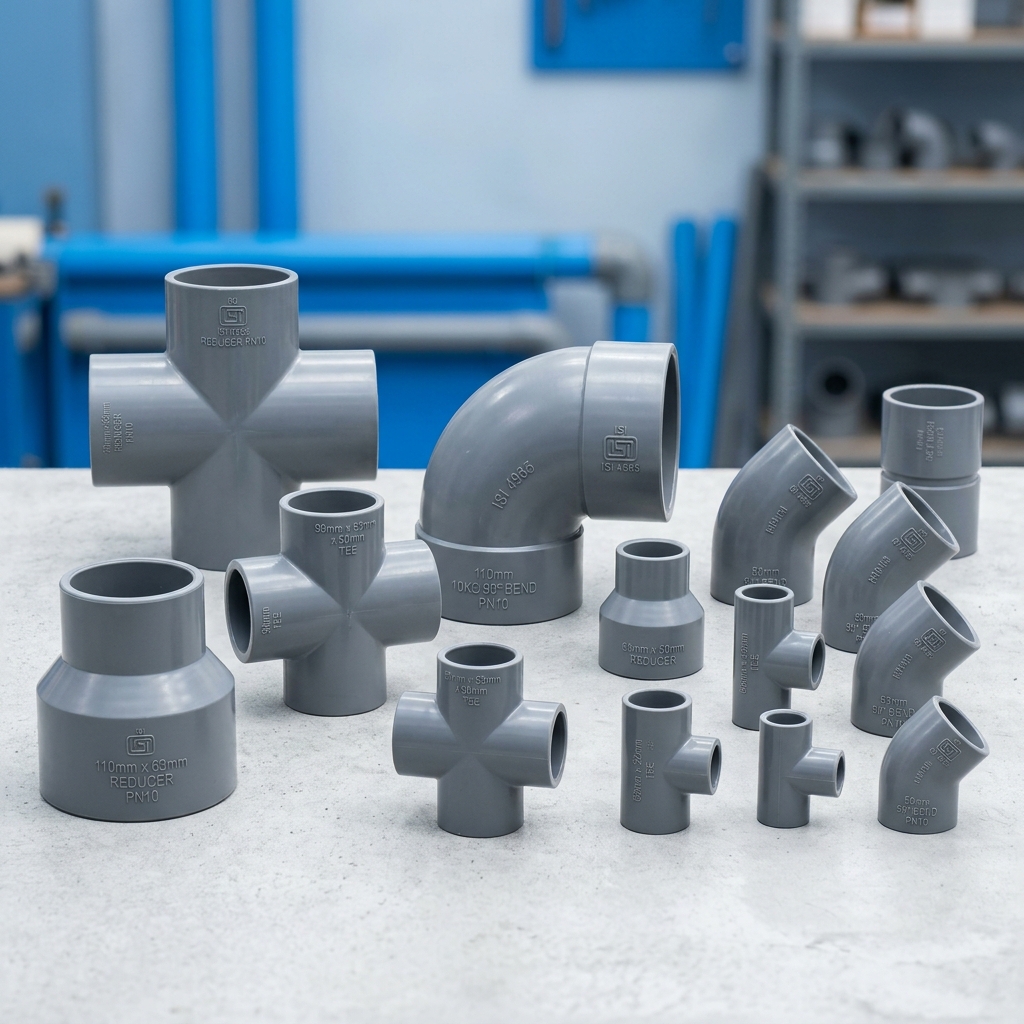 PVC Bends, Reducers & Reducer Tees